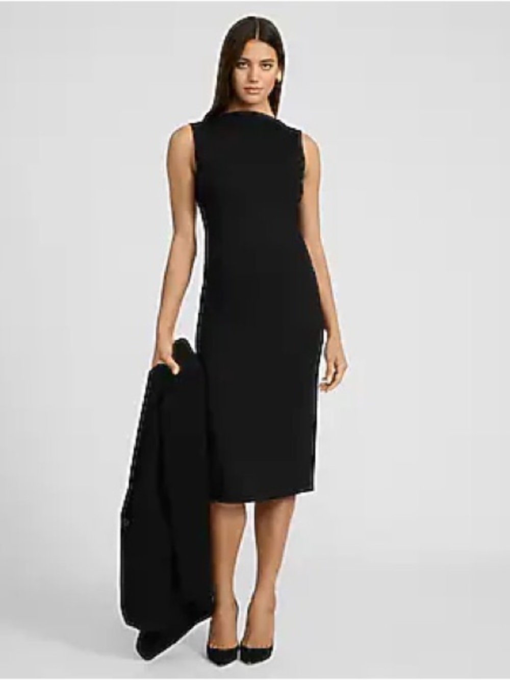 Express Black Sheath Dress
